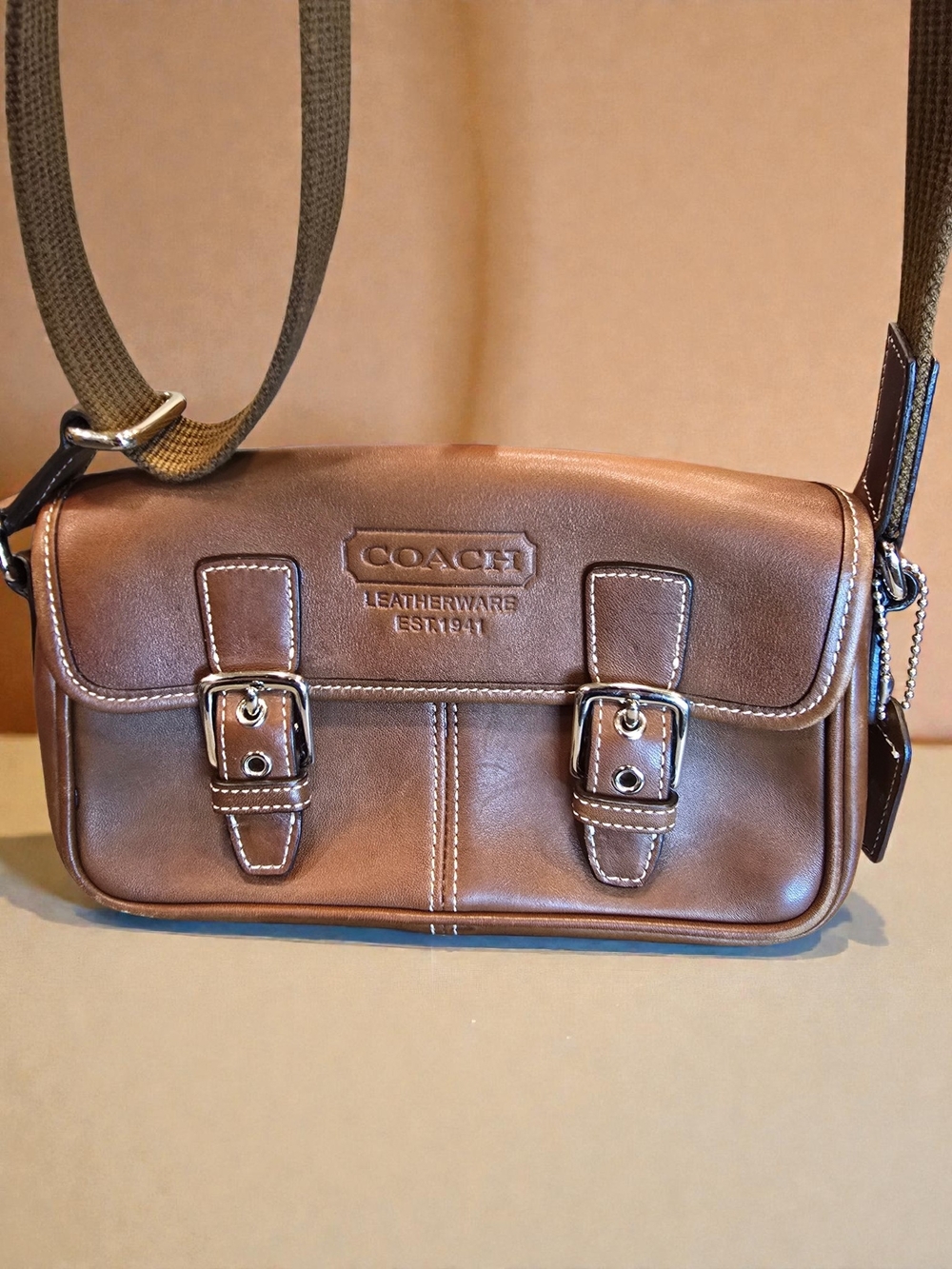 Vintage Coach Soho Bleecker Buckle Crossbody.